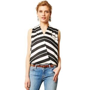 Anthropologie DOLAN Pia Crossover Tank Slouchy High-Low Top Small